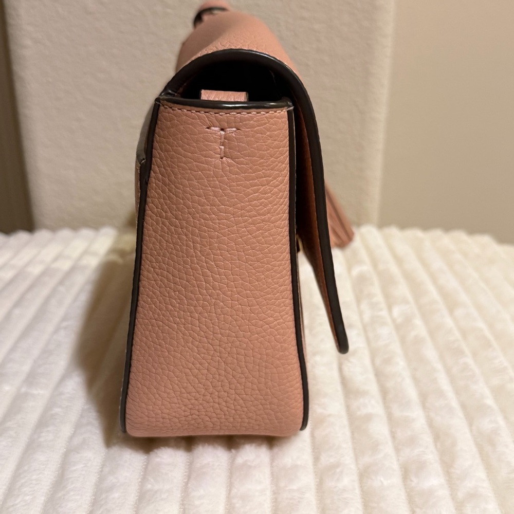 Tory Burch Thea flap crossybody bag in Pink Moon - Picture 5 of 11